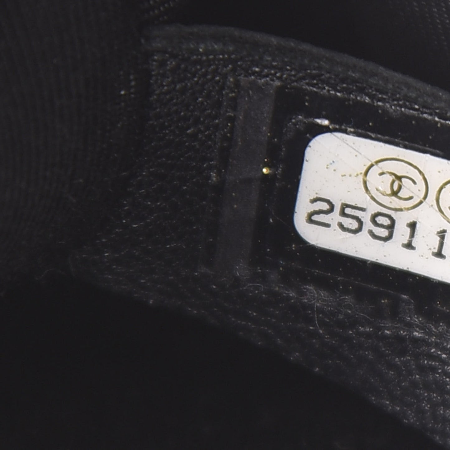 Calfskin Quilted Small Boy Flap Black