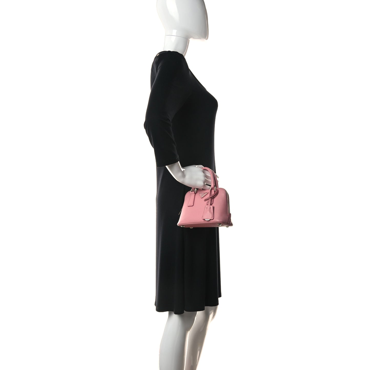 Saffiano Lux Mini Promenade Tote Petalo