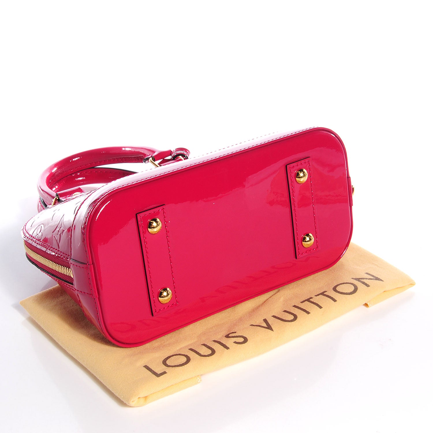 Louis Vuitton Vernis Alma BB Rose Indien 4 of 8