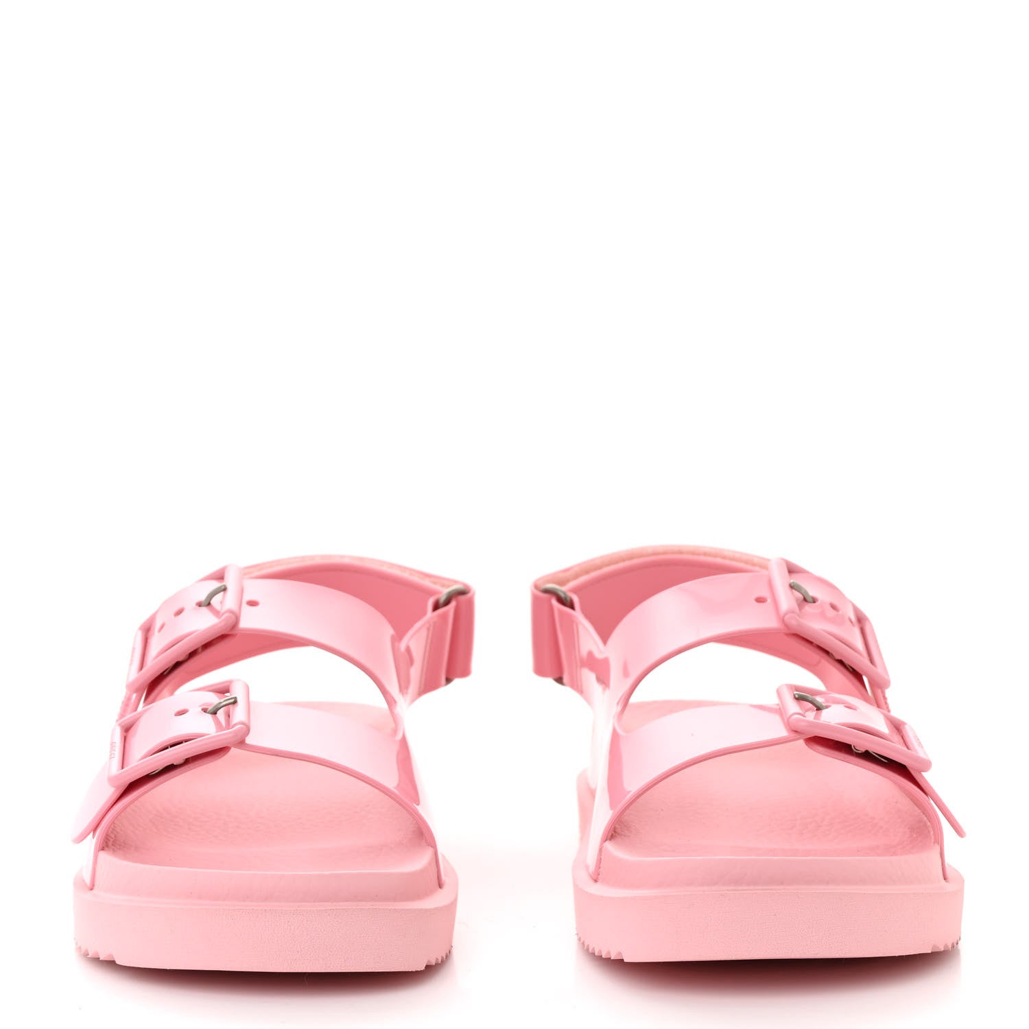 Gucci Rubber Mini Double G Womens Isla Dad Sandals 36 Wild Rose 2 of 9