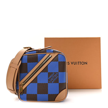 Louis Vuitton Damier Pop Chess Messenger Blue 19 of 19