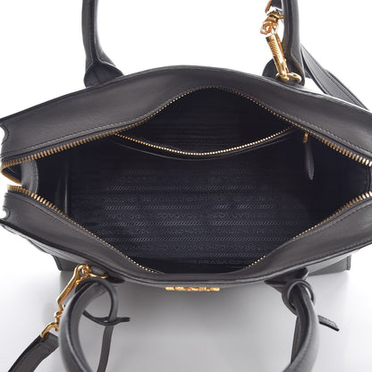 Prada Saffiano City Calf Medium Esplanade Tote Mercurio 6 of 8