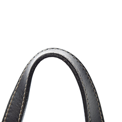 Christian Dior Calfskin Saddle Vertical Shopper Black 23 of 23