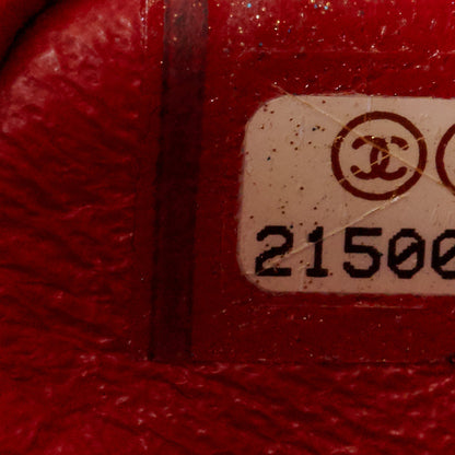 Chanel Caviar Quilted Jumbo Double Flap Red 8 of 11