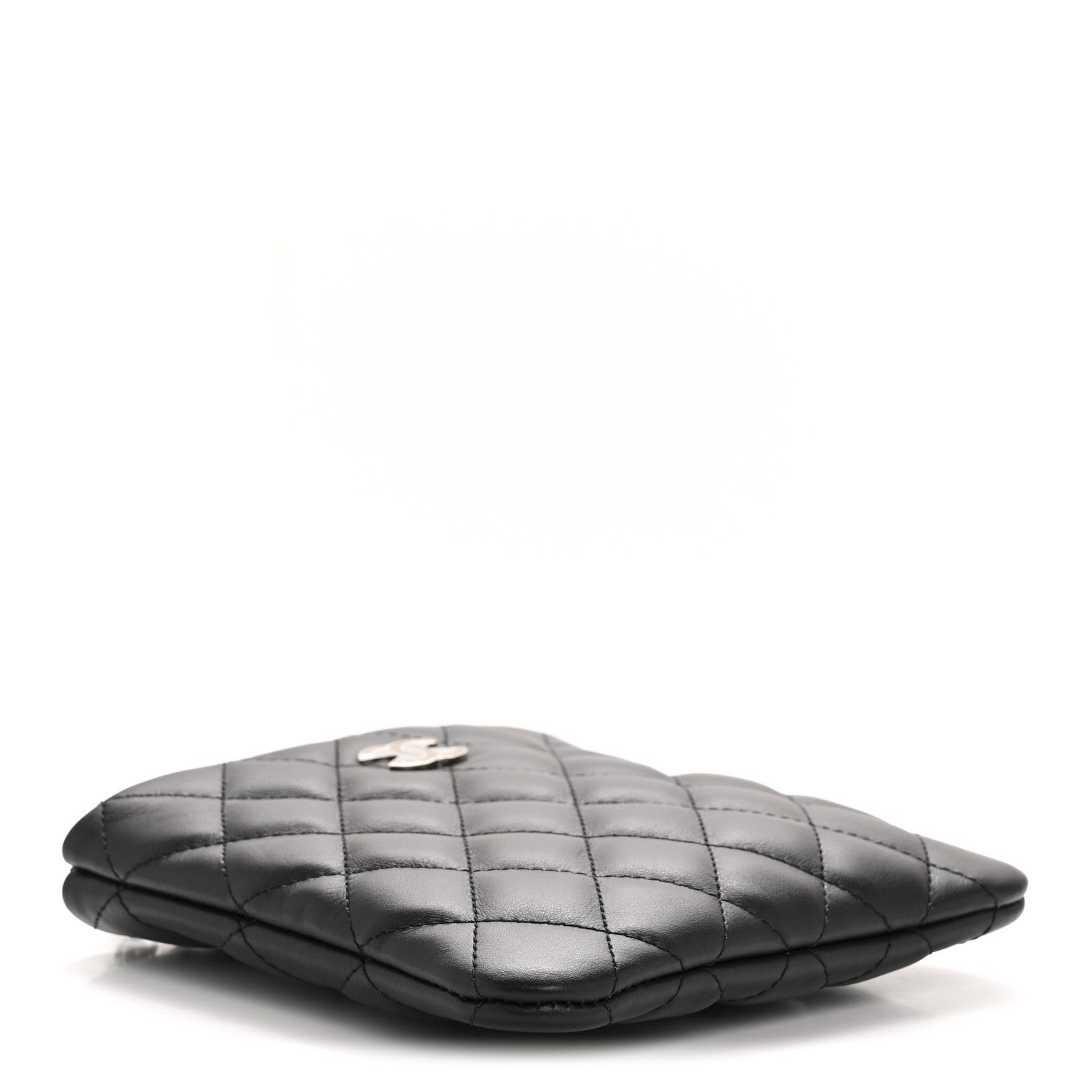 Chanel Lambskin Quilted Uniform Crossbody Bag Black 4 of 10