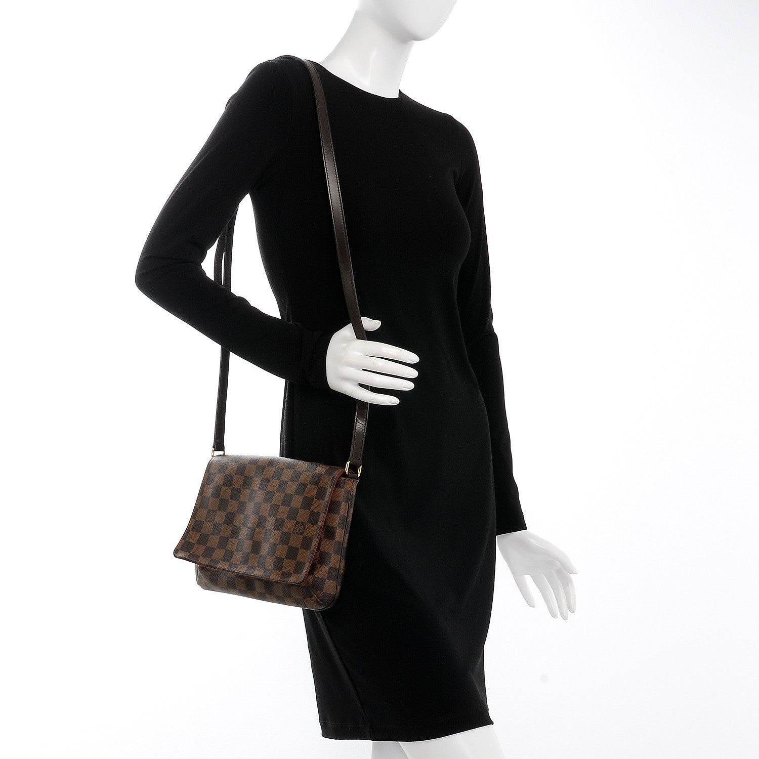Louis Vuitton Damier Ebene Musette Tango 2 of 7