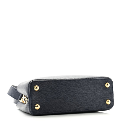 Louis Vuitton Taurillon Capucines BB Navy 4 of 9