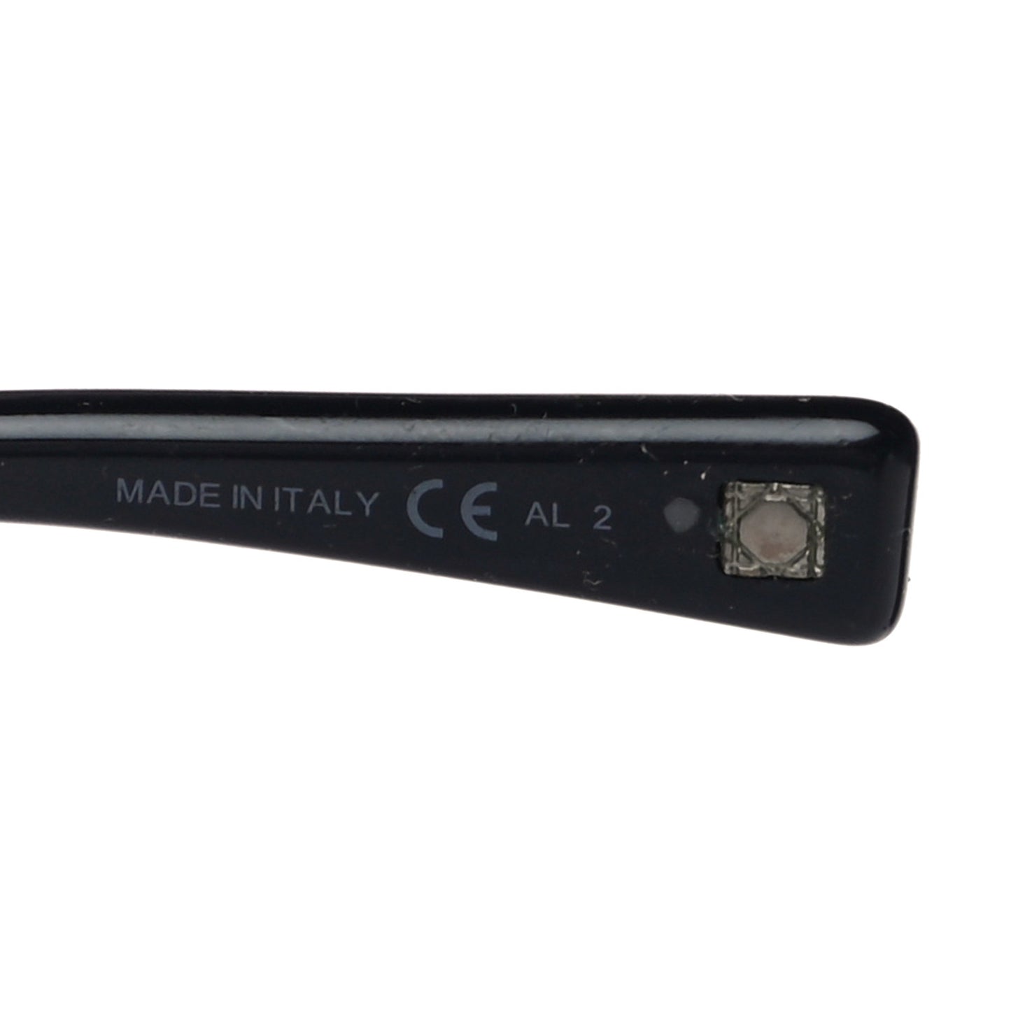 Acetate DiorCroisette1 Striped Sunglasses Black White Grey