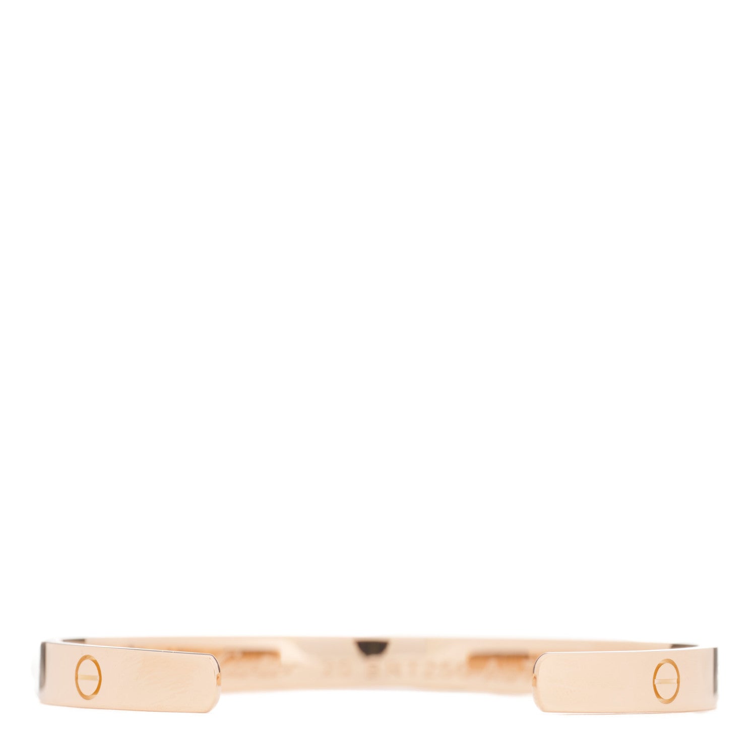 Cartier 18K Pink Gold LOVE Cuff Bracelet 20 2 of 3