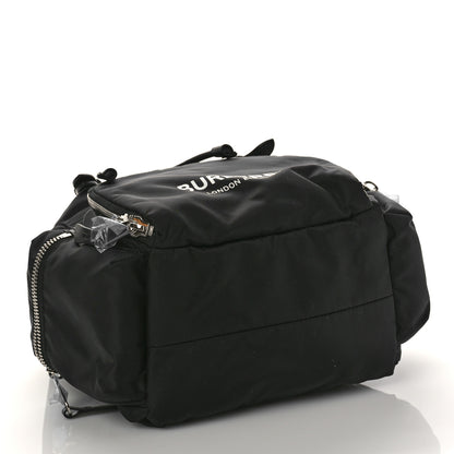 Burberry Nylon Logo Print Medium Rucksack Backpack Black 4 of 8