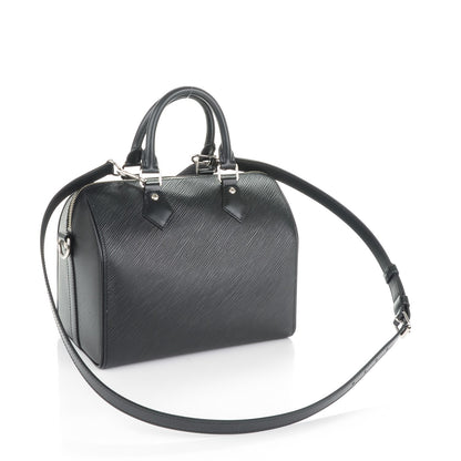 Louis Vuitton Epi Speedy Bandouliere 25 Black 3 of 7
