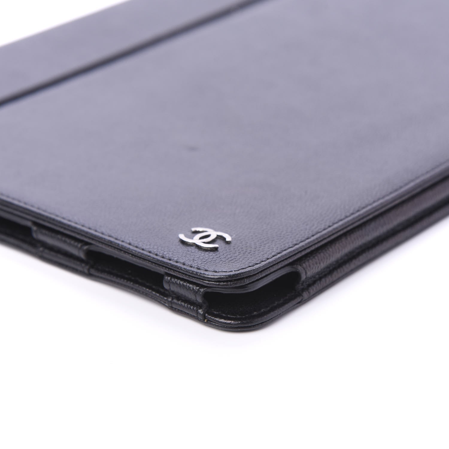 Chanel Caviar Sevruga iPad Case Black 7 of 9