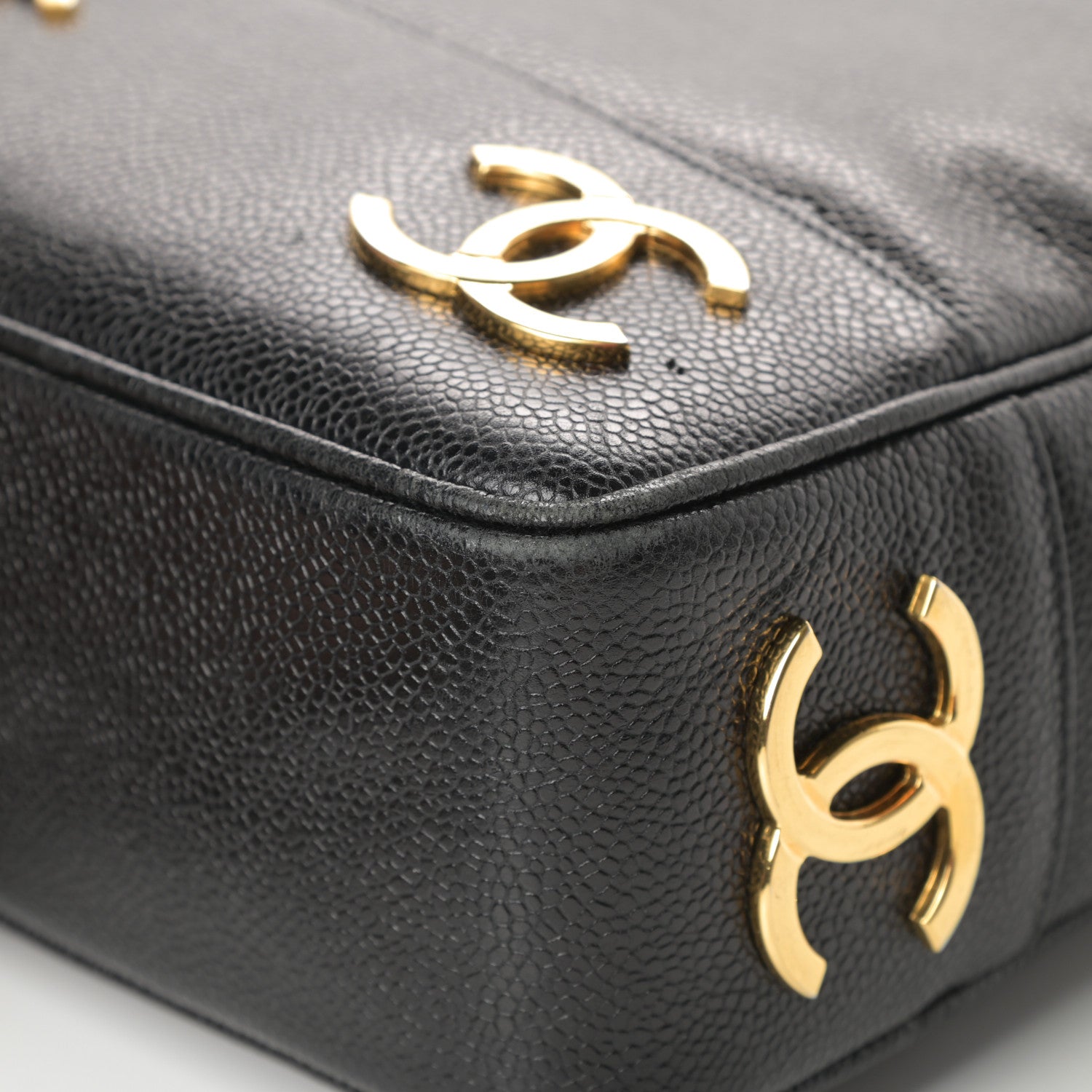 Chanel Caviar CC Shoulder Bag Black 11 of 14