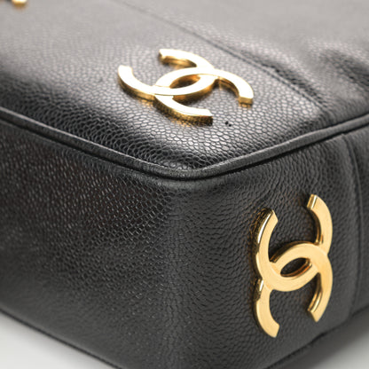 Chanel Caviar CC Shoulder Bag Black 11 of 14