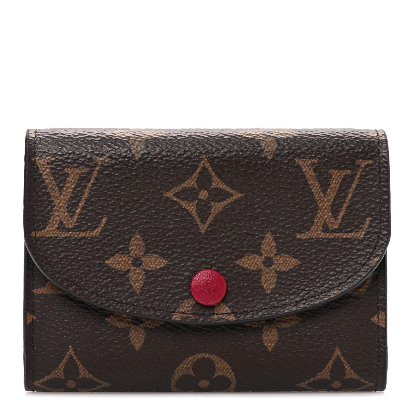 Monogram Rosalie Coin Purse Fuchsia