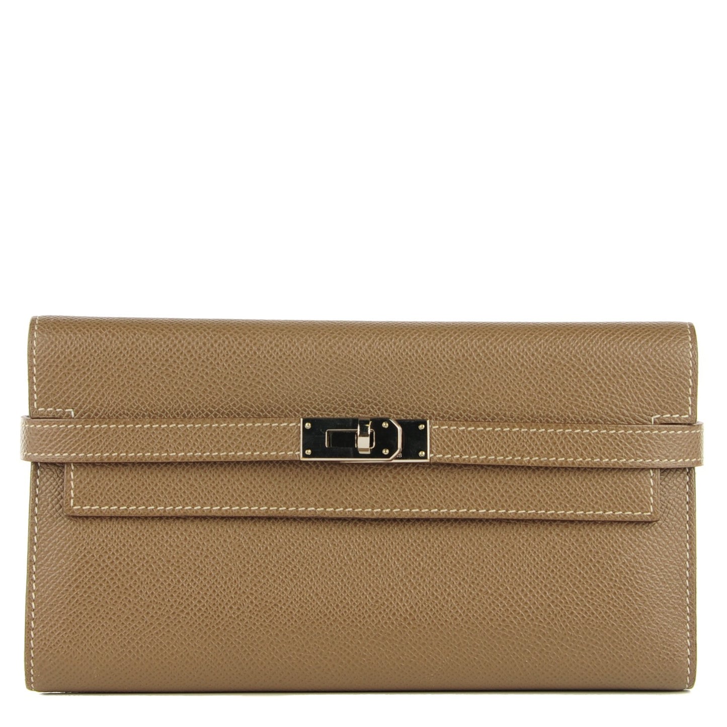 Epsom Kelly Longue Wallet Etoupe