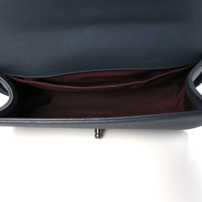 Chanel Calfskin Double Stitch Medium Boy Flap Grey 9 of 13