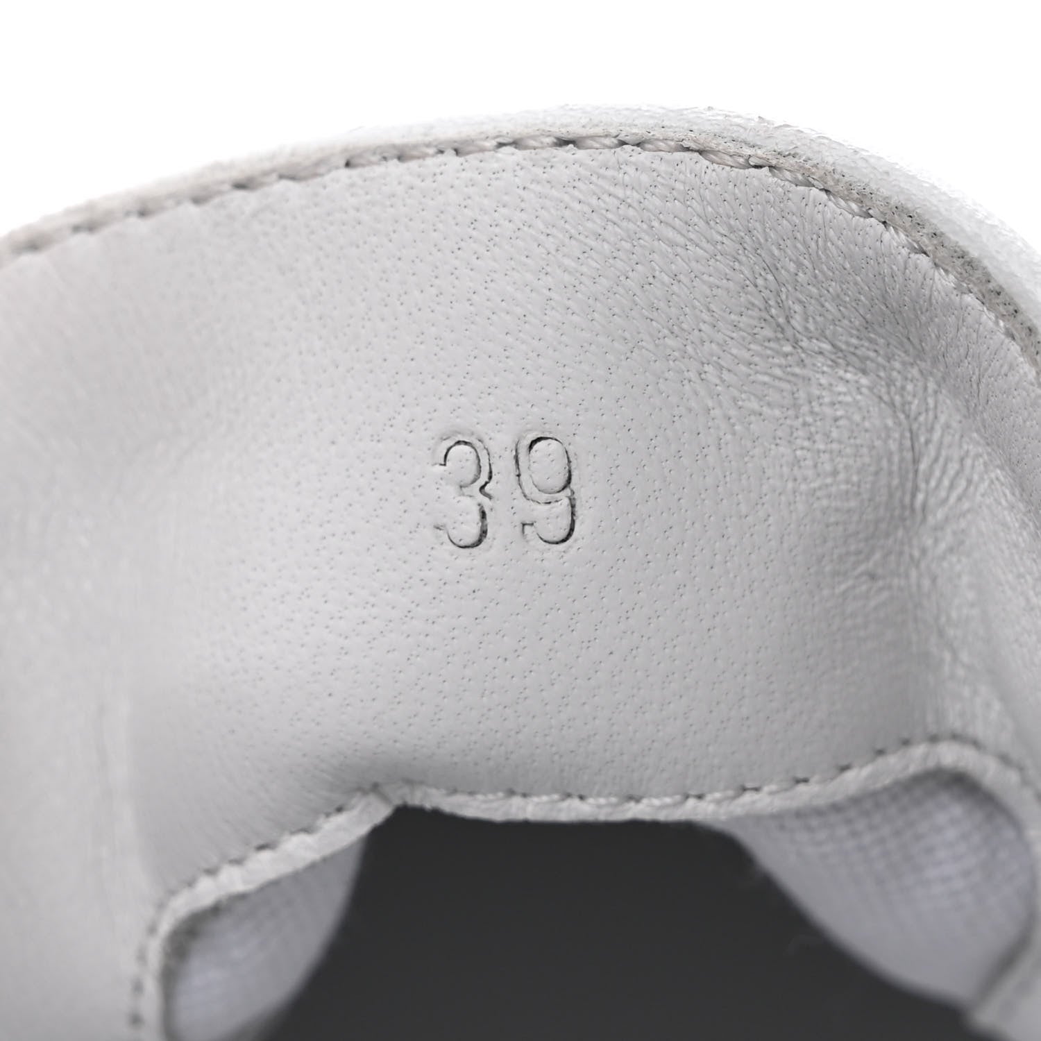 Hermes Canvas Calfskin Get Sneakers 39 Prunoir White 8 of 9