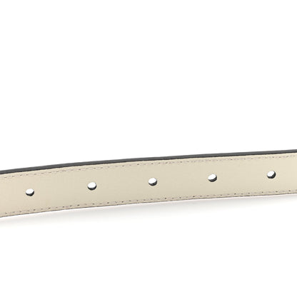 Gucci Calfskin Double G 20mm Belt 80 32 Mystic White 3 of 4