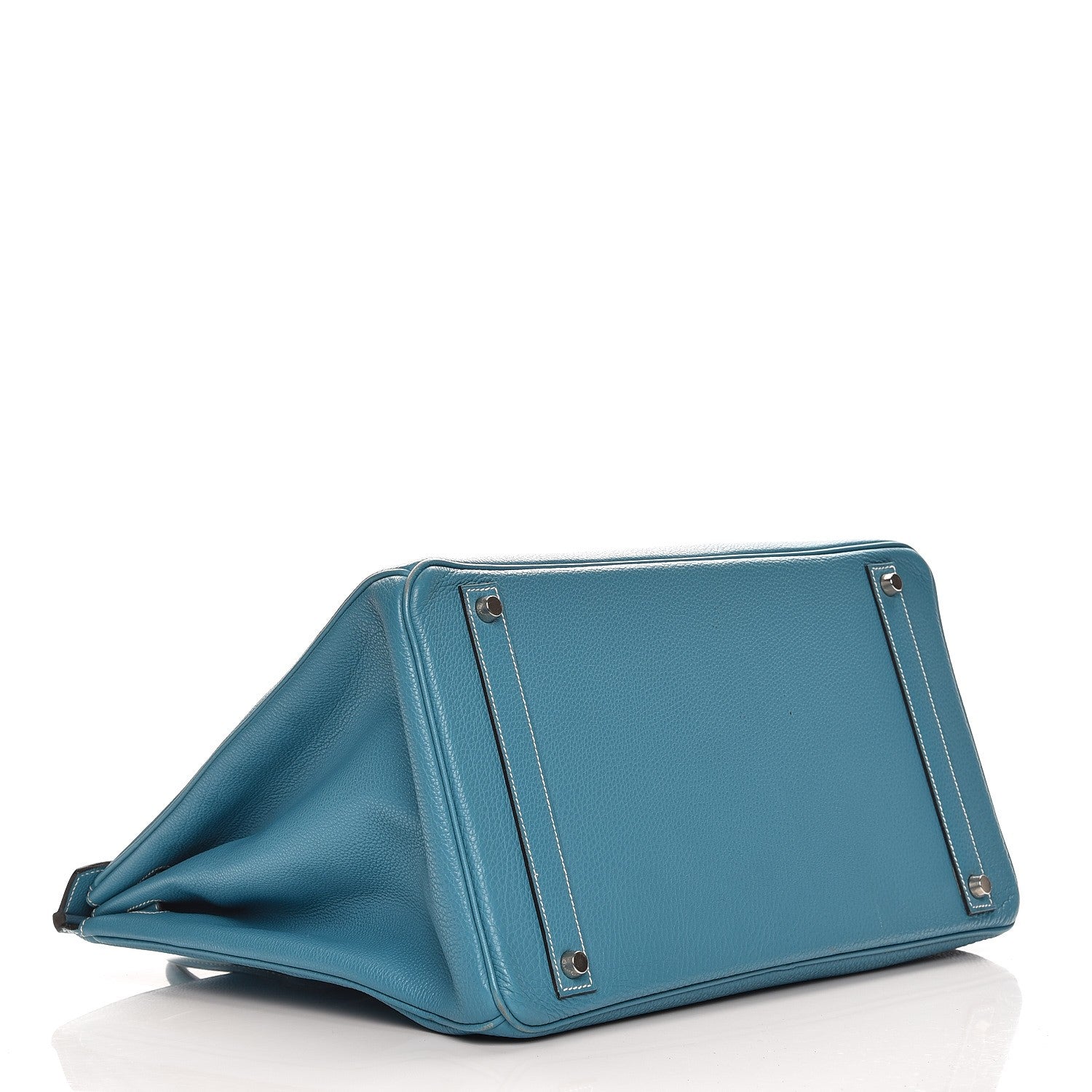 Hermes Togo Birkin 40 Blue Jean 5 of 37