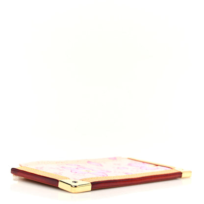 Louis Vuitton Monogram Cherry Blossom Key Pouch Pink 4 of 6
