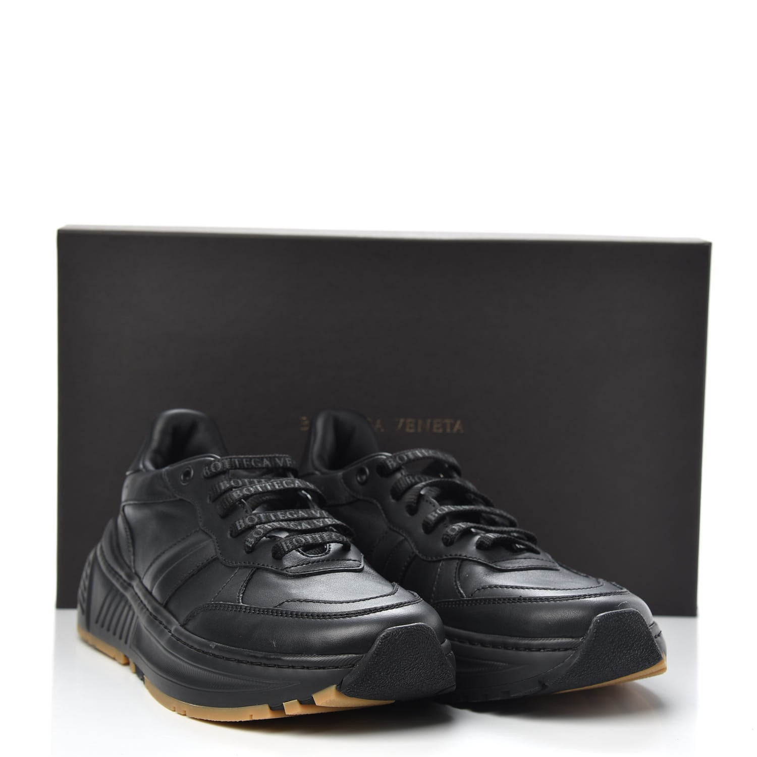 Bottega Veneta Calfskin Womens The Speedster Sneakers 36.5 Black 8 of 8