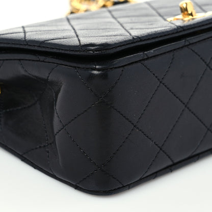 Chanel Lambskin Quilted Small Single Flap Bag Black 8 of 9