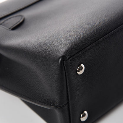 Louis Vuitton Calfskin Lockme Ever BB Black 12 of 13