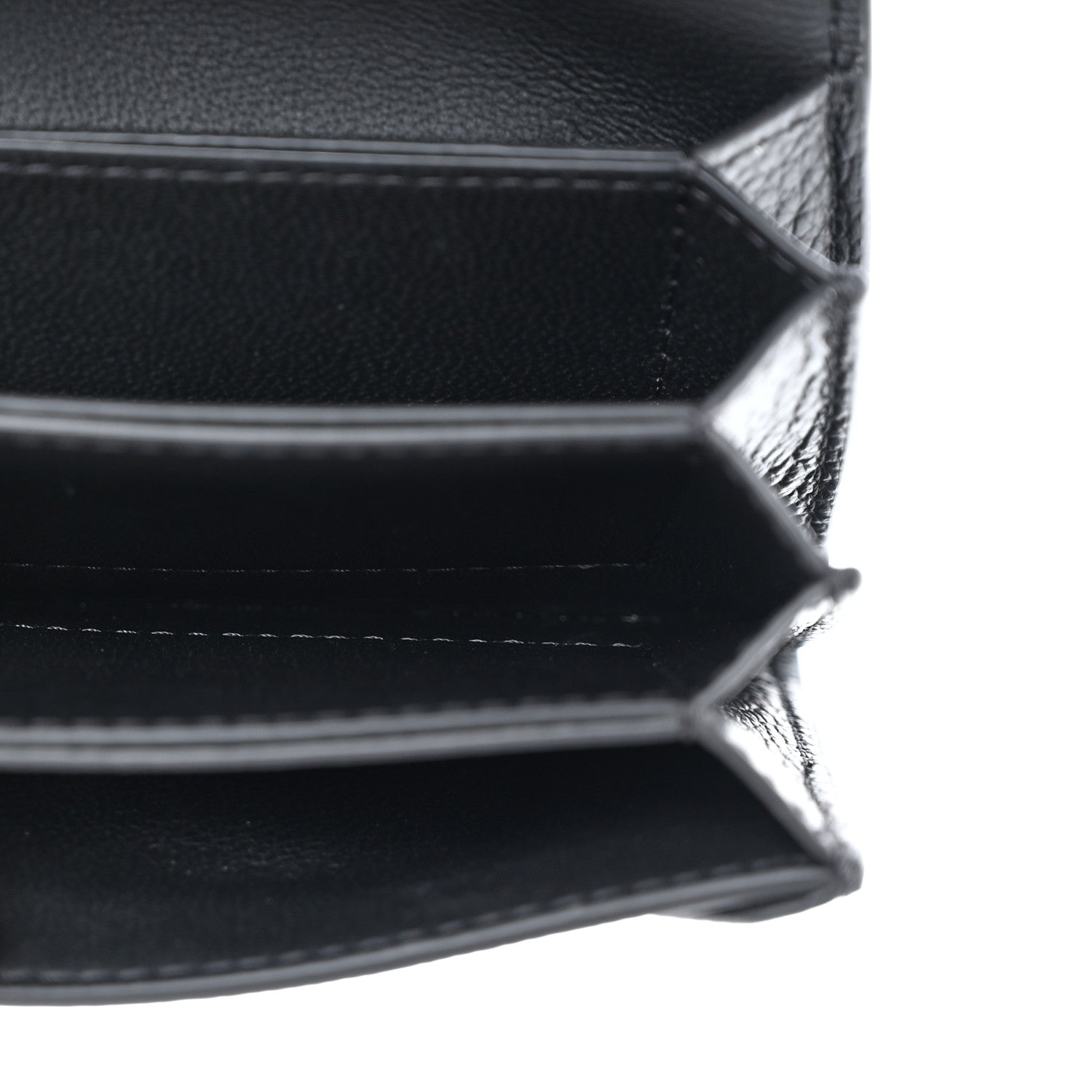 Mulberry Small Classic Grain Darley Concertina Wallet Black 5 of 7