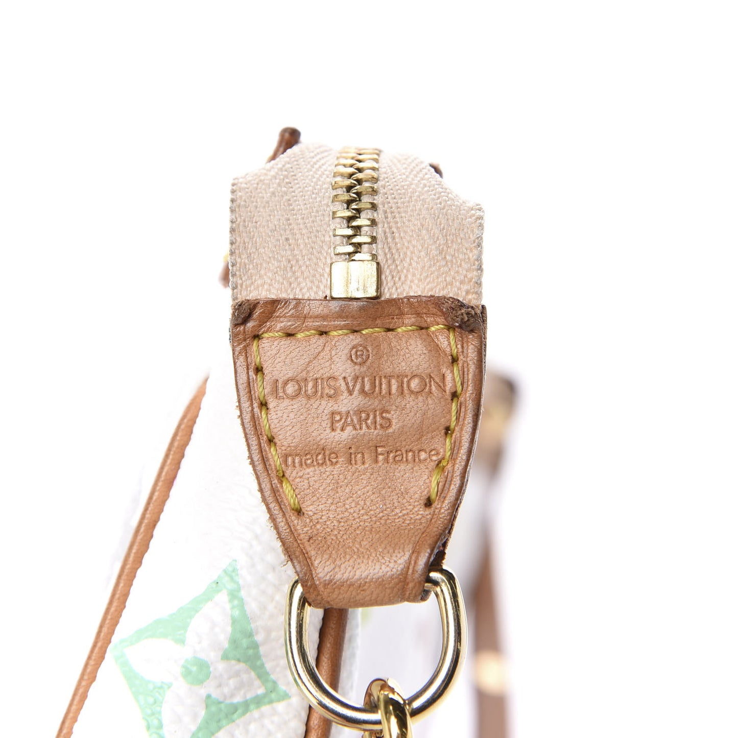 Monogram Multicolor Pochette Accessories White
