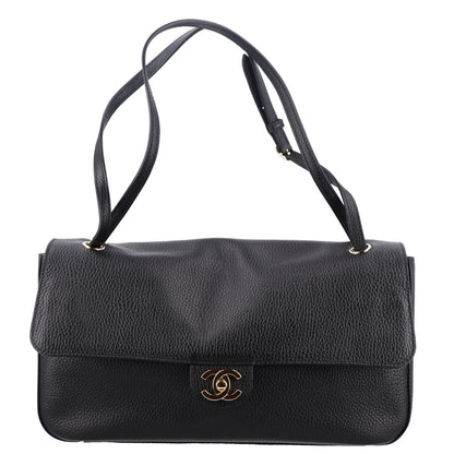 Chanel Grained Calfskin Small Souplissimo Maxi Flap Black 1 of 10