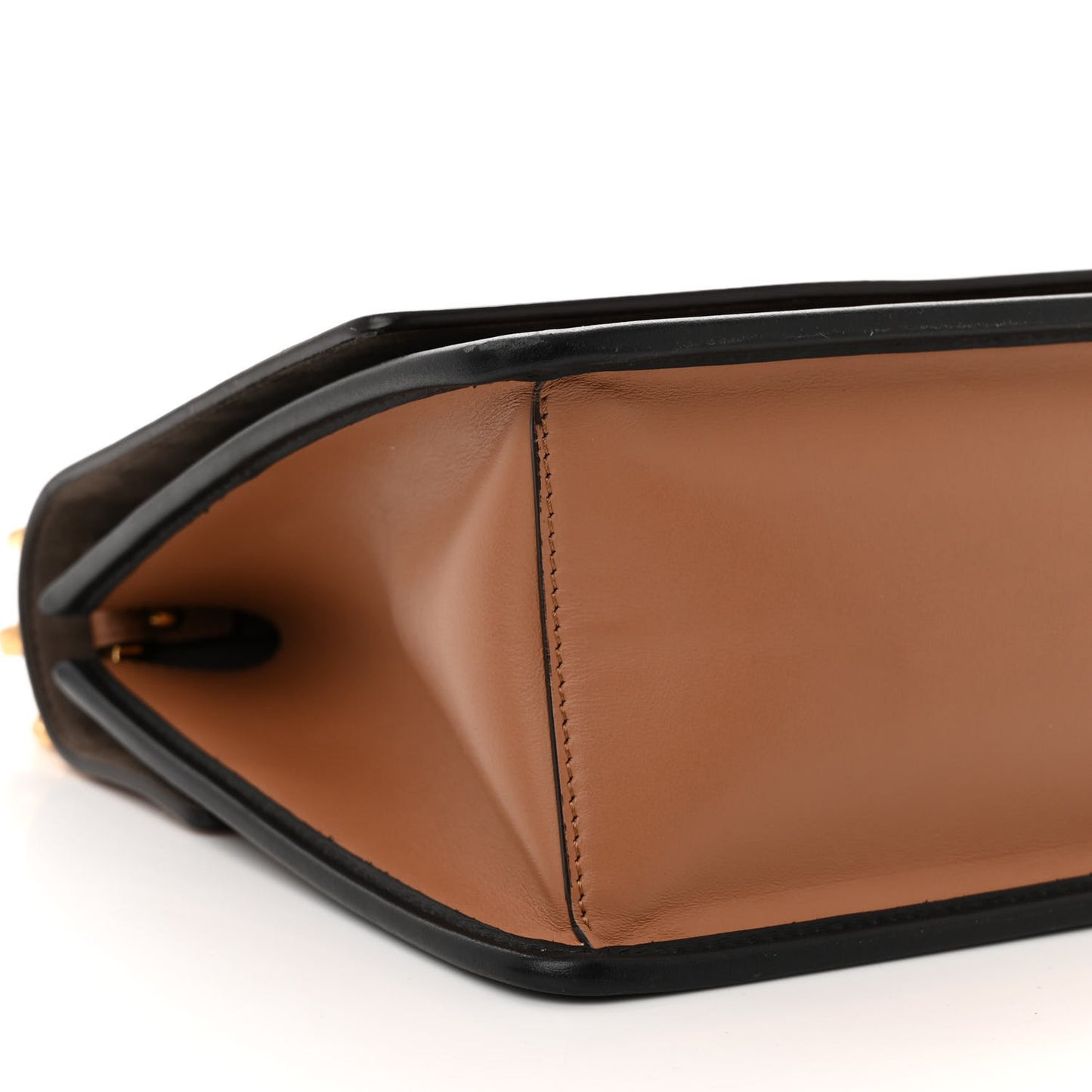Vitello Century F is Fendi FF Embossed Kan I Shoulder Bag Orzo Tobacco