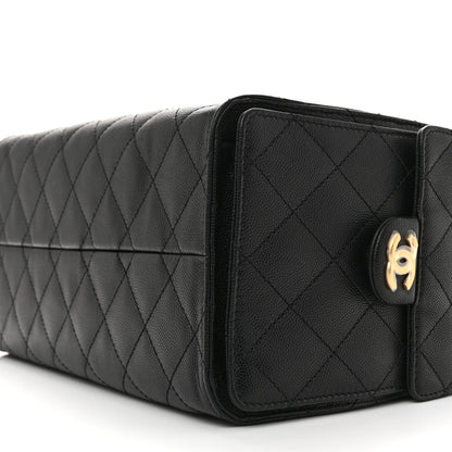 Chanel Caviar Quilted Small Chanel 25 Handbag Black 9 of 9