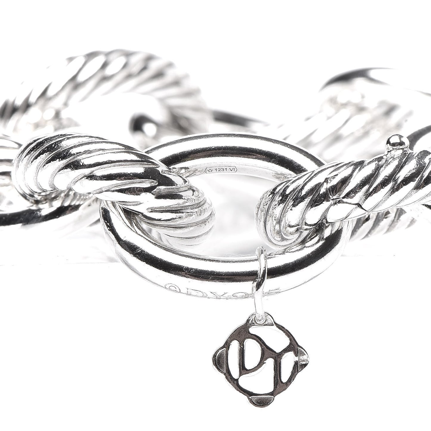 Sterling Silver 17mm Extra Large Oval Link Bracelet