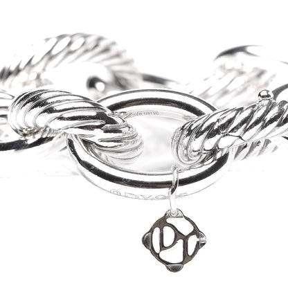 David Yurman Sterling Silver 17mm Extra Large Oval Link Bracelet 6 of 6