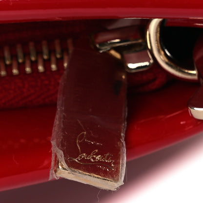 Christian Louboutin Patent Psychic Loubitwist Clutch Loubi 10 of 10
