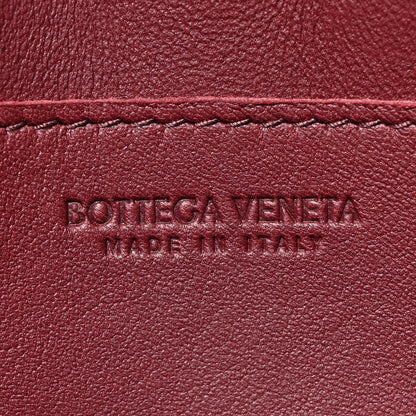 Bottega Veneta Lambskin Maxi Intrecciato Cassette Crossbody Bag Bordeaux 6 of 11