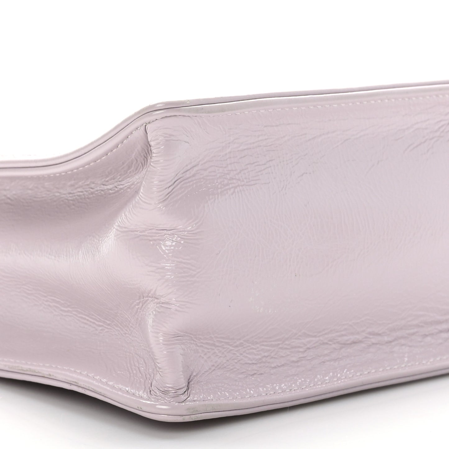 Lambskin CC Shoulder Bag Lilac