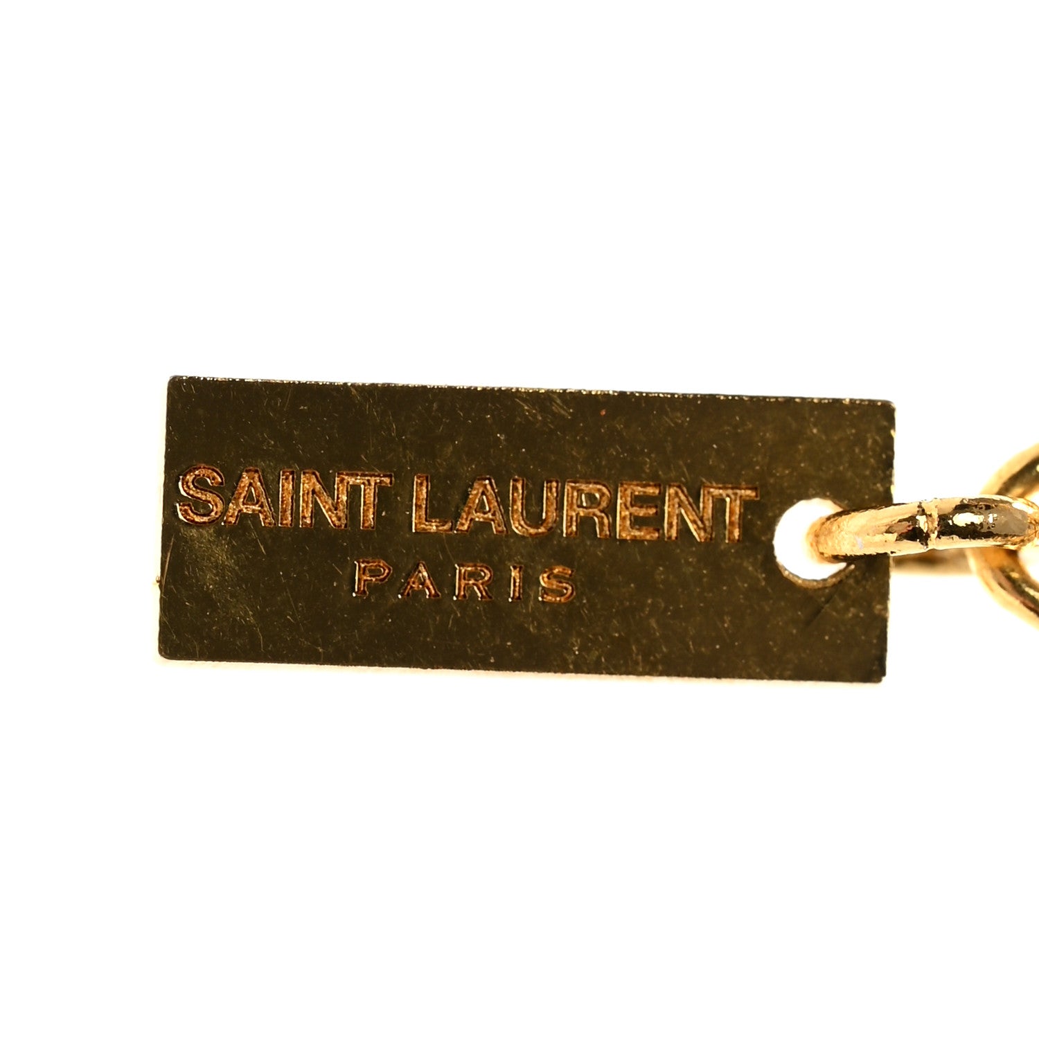 Saint Laurent Metal Lighter Holder Necklace Gold 6 of 6