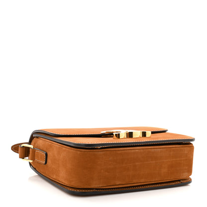 Celine Nubuck Calfskin Teen Triomphe Camel 4 of 10