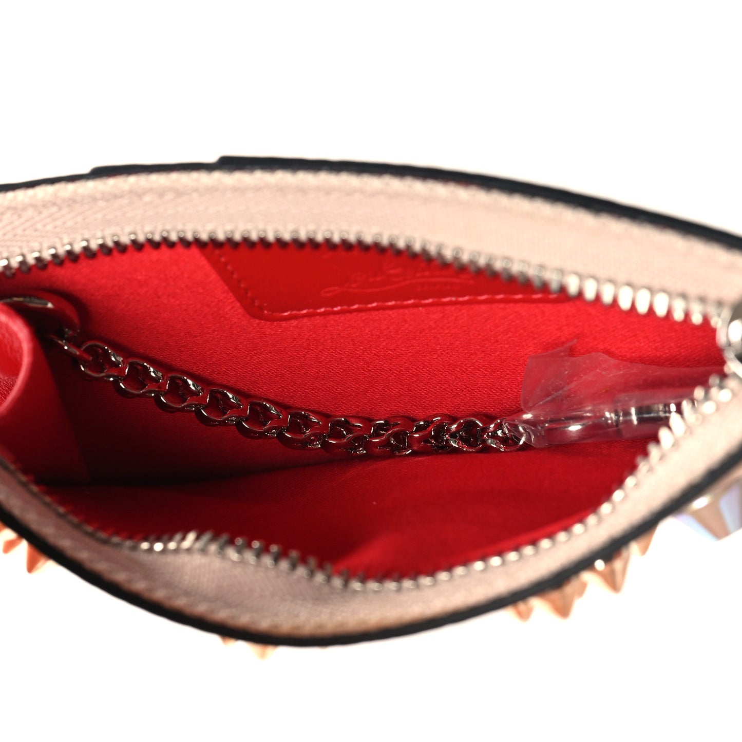 Calfskin Loubinthesky Panettone Zip Card Holder Ballerina