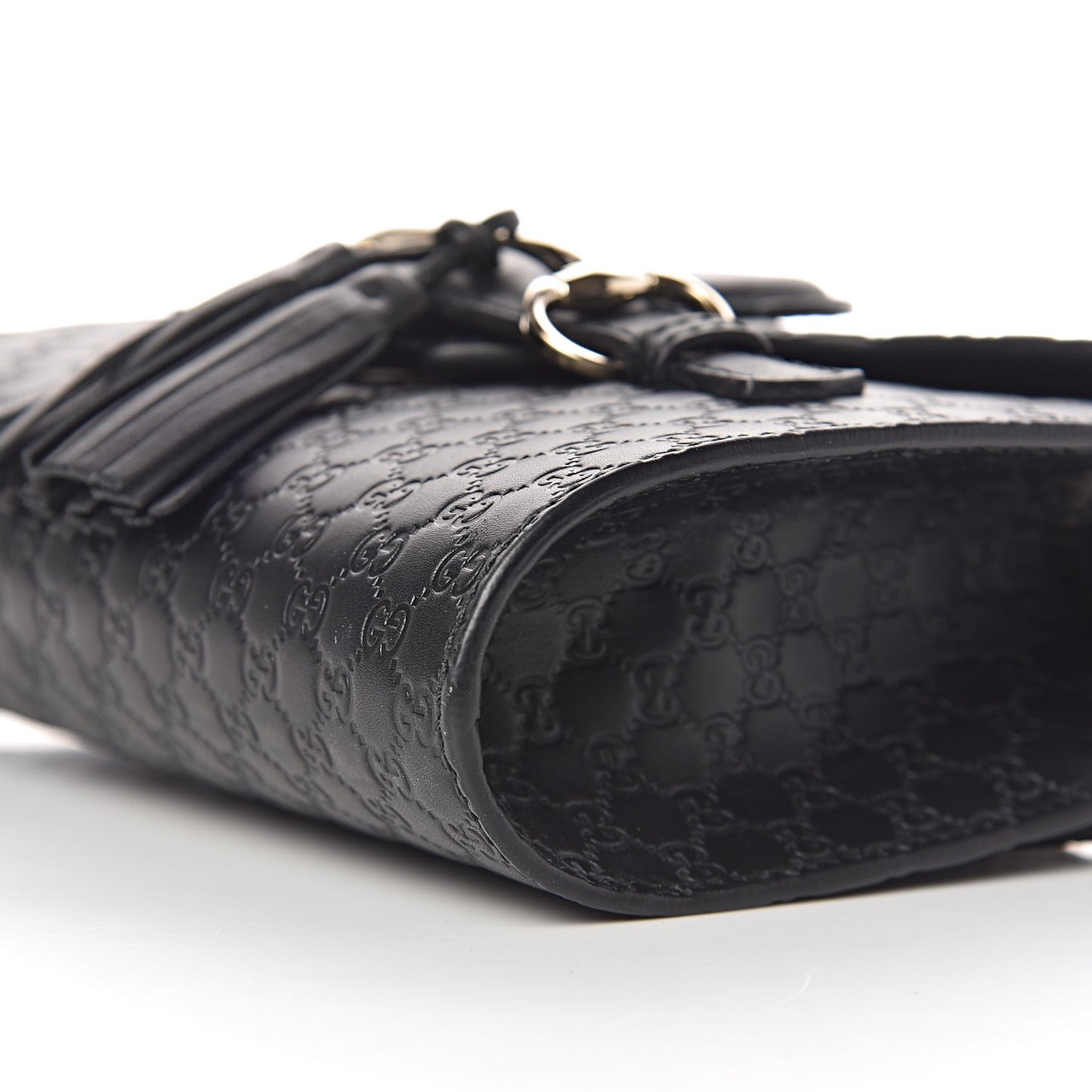 Microguccissima Mini Emily Shoulder Bag Black
