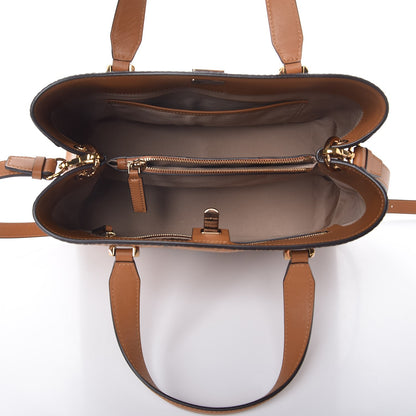MCM Visetos Large Essential Tote Cognac 6 of 9