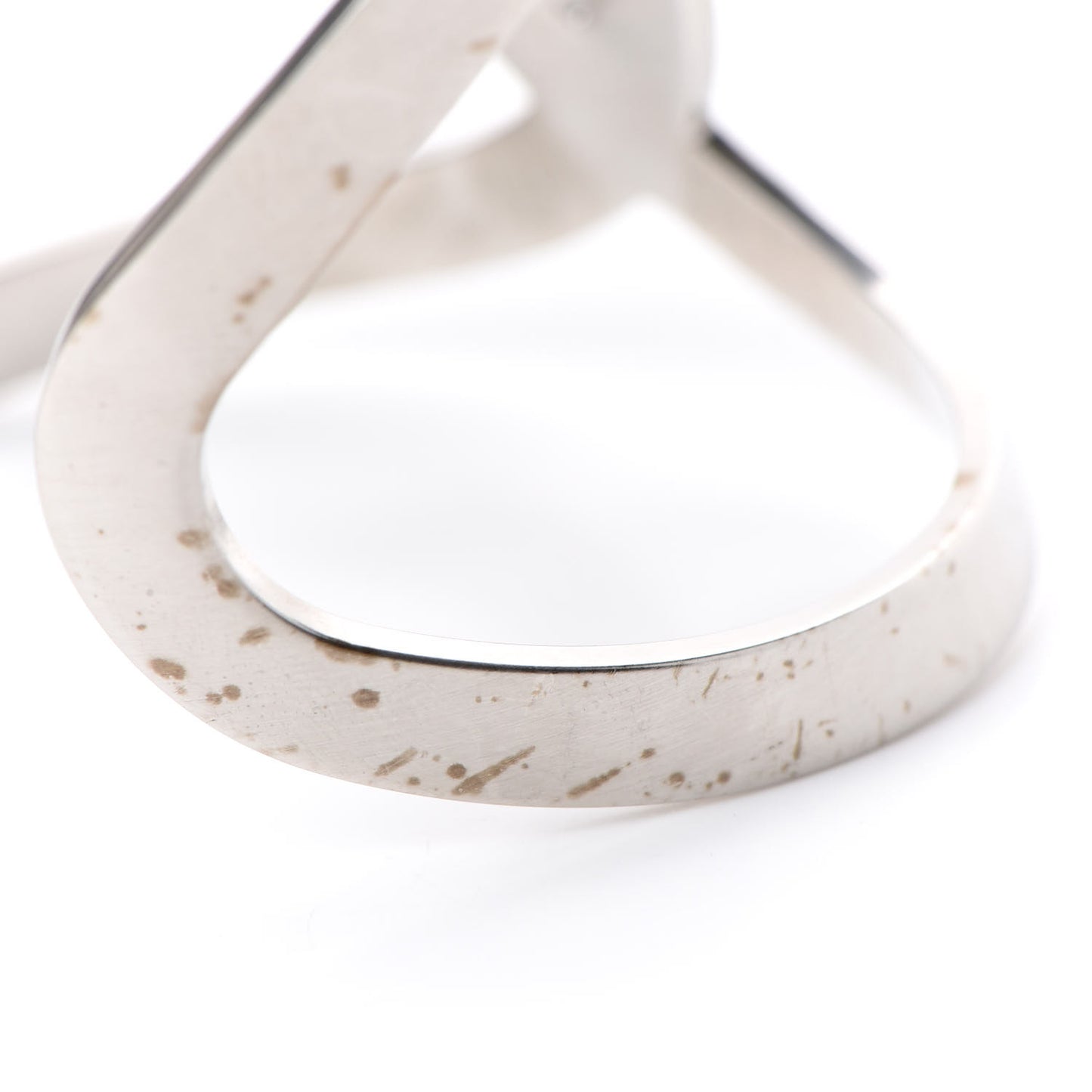 Metal CC Cuff Silver