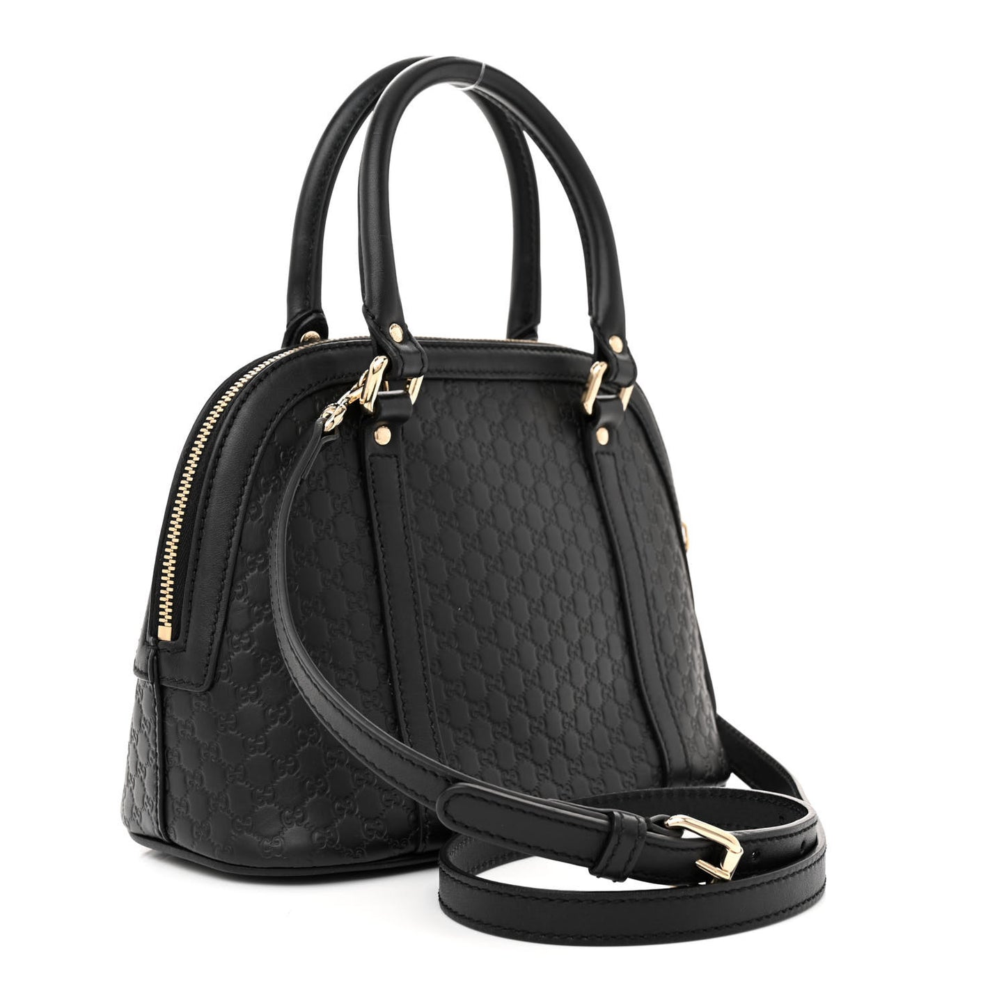 Microguccissima Mini Dome Bag Black