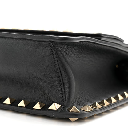 Valentino Garavani Vitello Rockstud Side Slip Crossbody Black 9 of 10