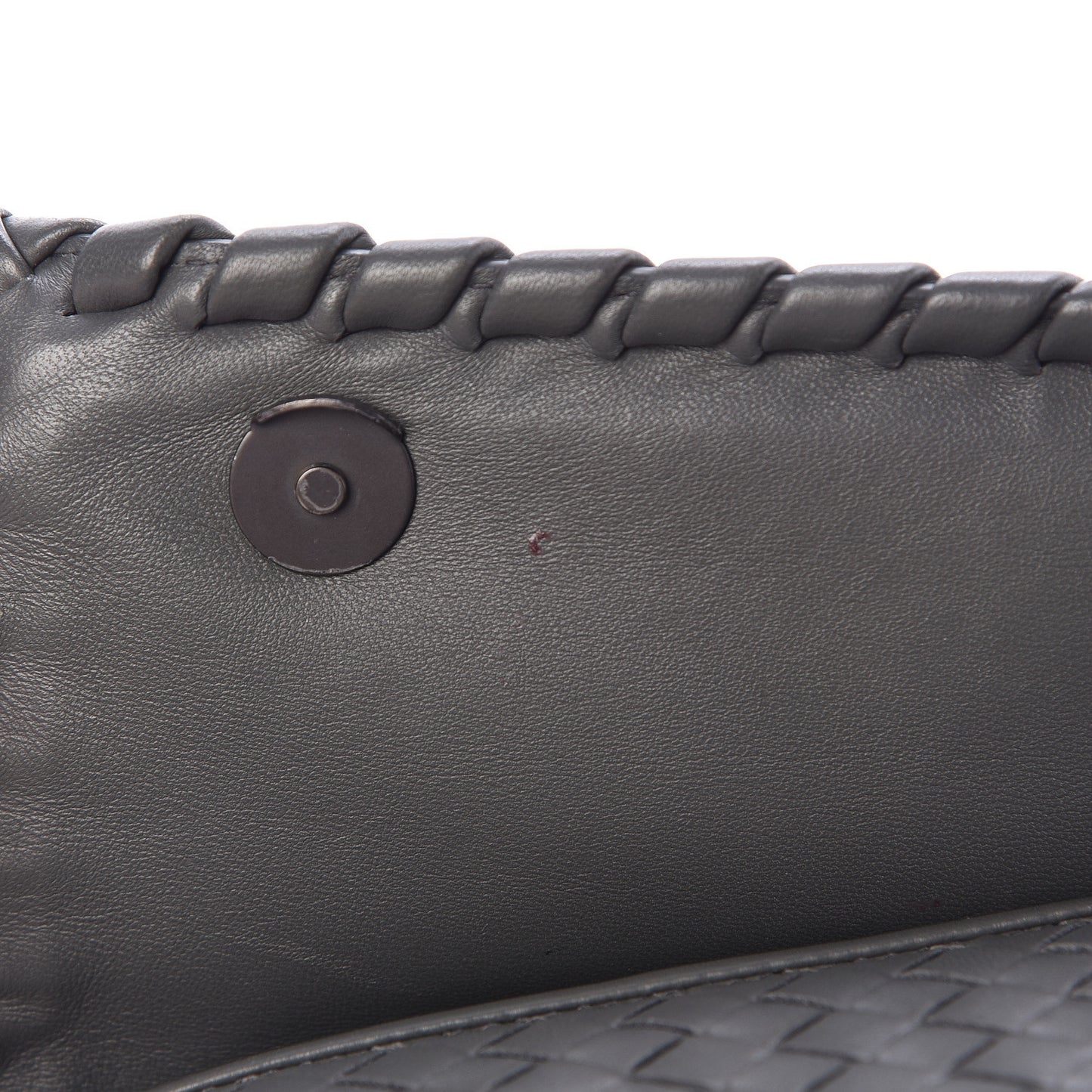 Nappa Intrecciato Large Olimpia Bag Light Grey