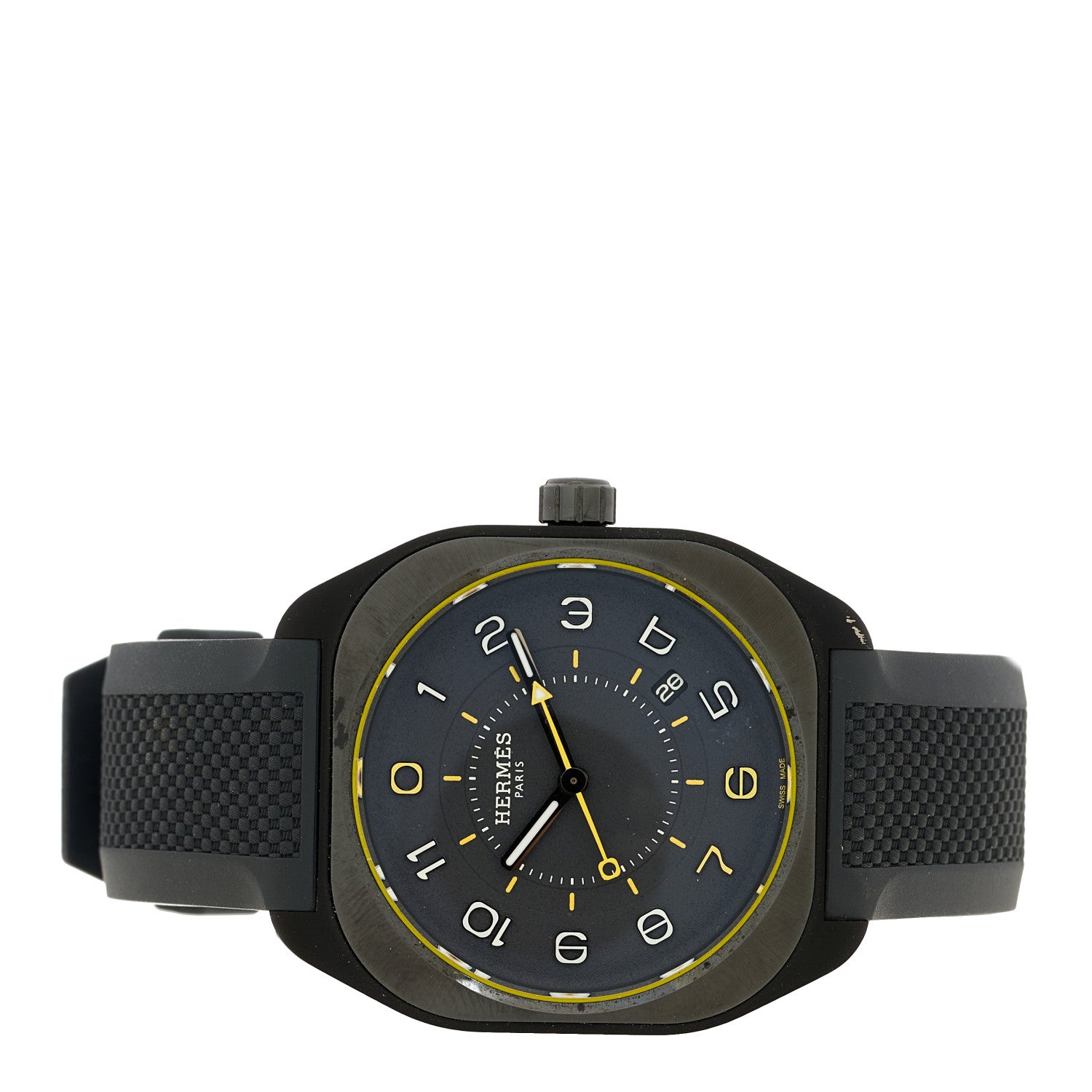 Hermes Graphene Nickel Rubber 39mm H08 Automatic Watch Noir 2 of 5