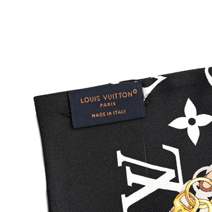 Louis Vuitton Silk Monogram Confidential Bandeau Black 3 of 5