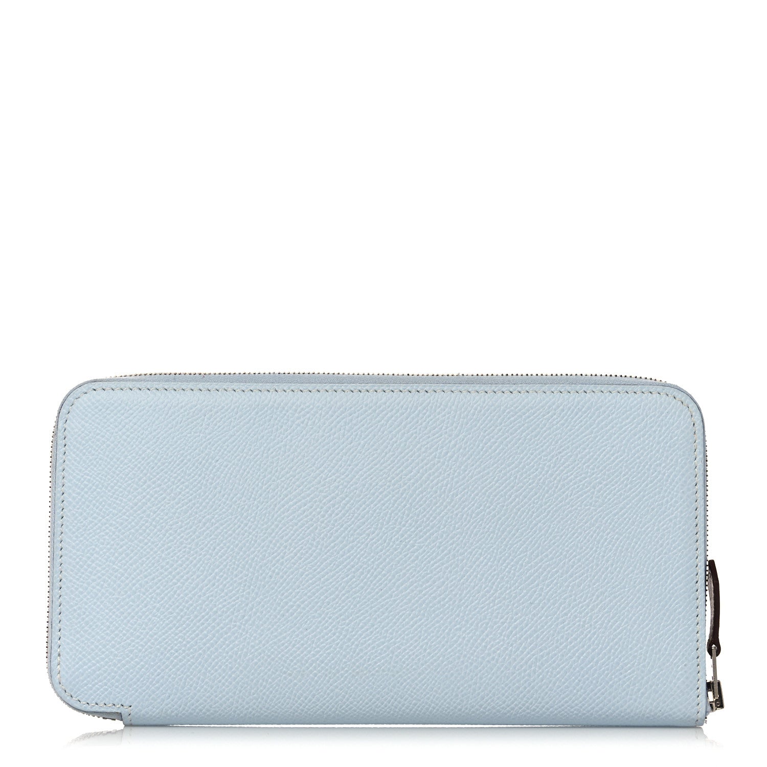 Hermes Epsom Silk'In Wallet Bleu Brume 1 of 9